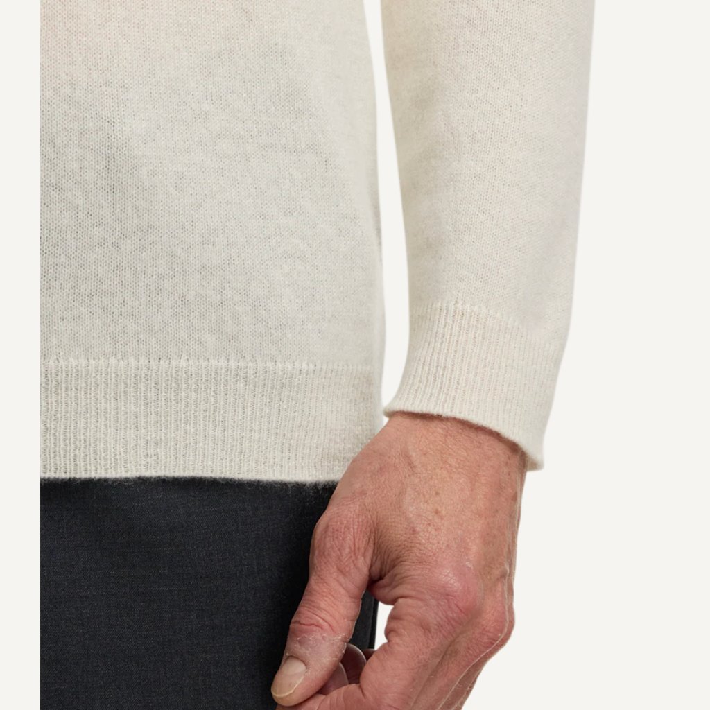 Paul Fredrick Cashmere Turtleneck Sweater In Ivory Nwt — image 5 of 8